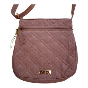 NWT Vera Bradley Gray Quilted Crossbody